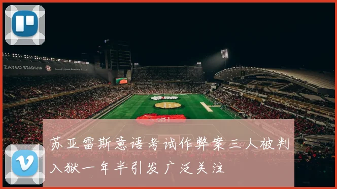 苏亚雷斯意语考试作弊案三人被判入狱一年半引发广泛关注